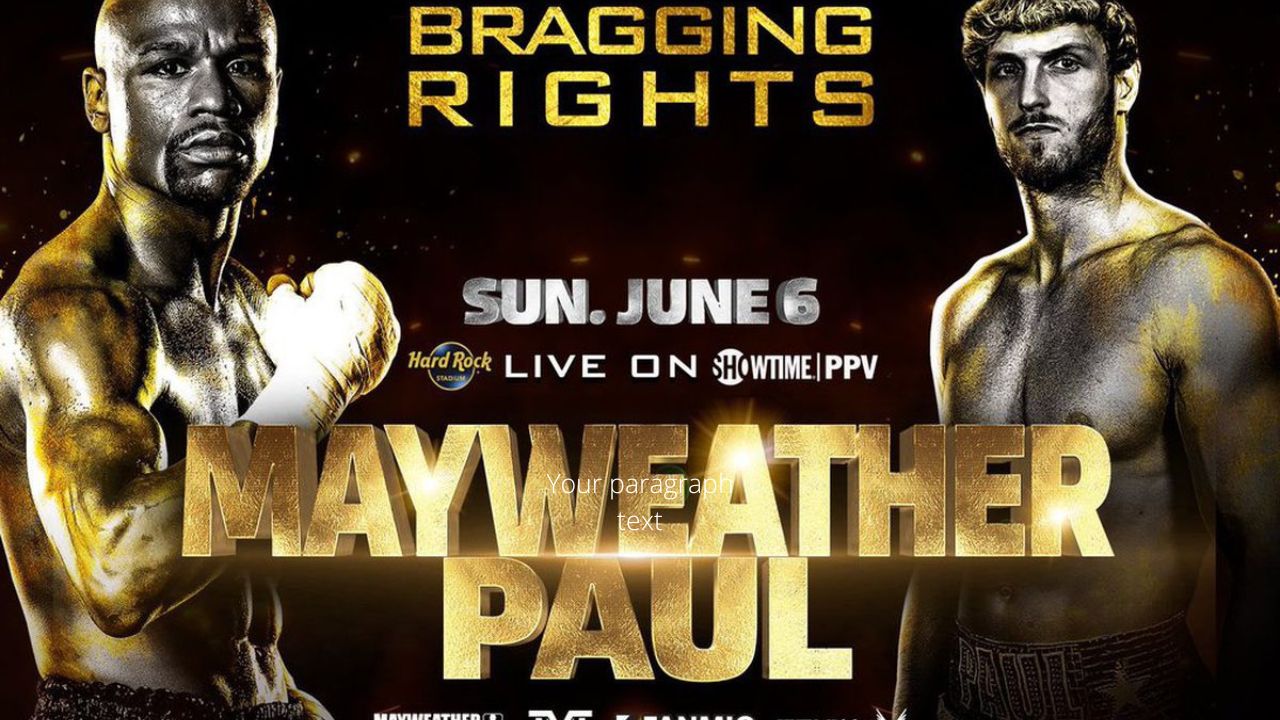 BROADCASTING OF LOGAN PAUL VS MAYWEATHER MATCH