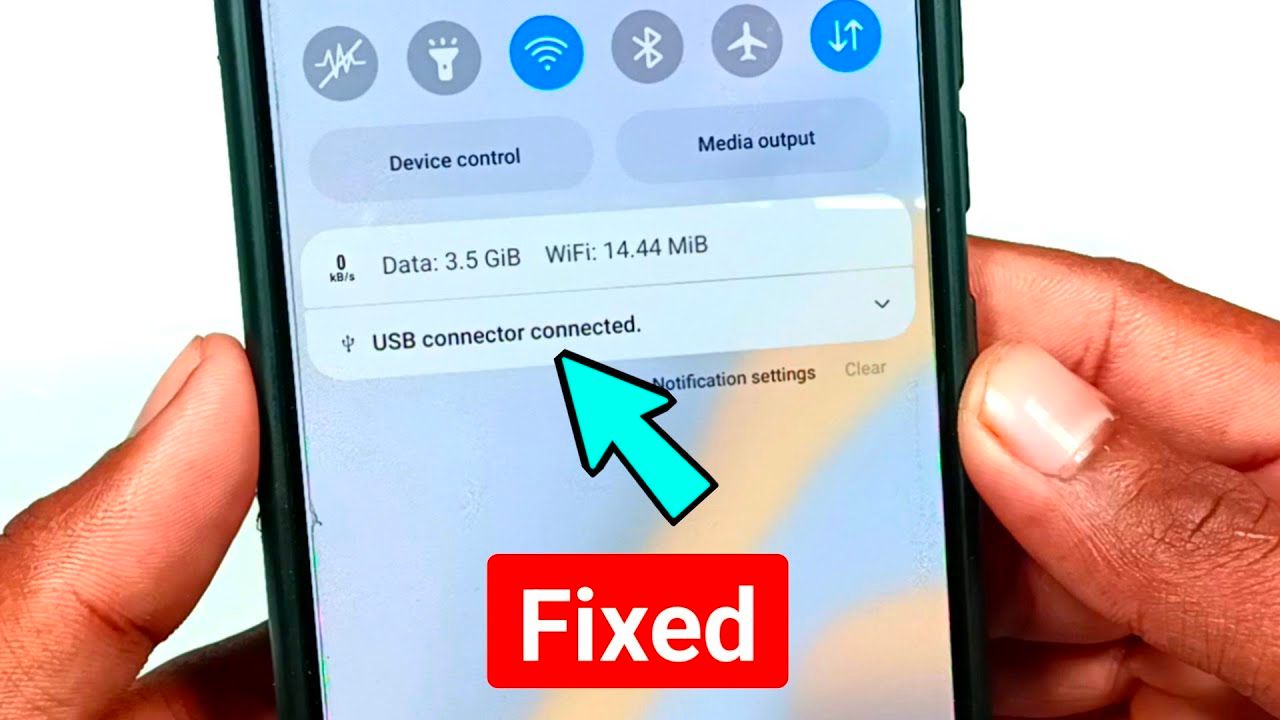 How To Fix Android System USB Connector Connected Disconnected Notification Issue?