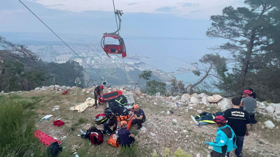 Fatal cable car accident in Turkey